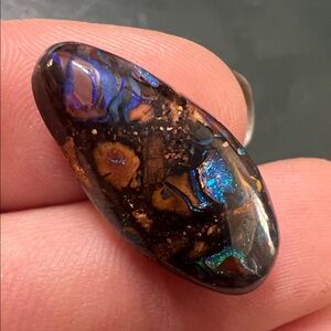 Huge! Primitive Cut Marquise Boulder Opal Loose Gemstone